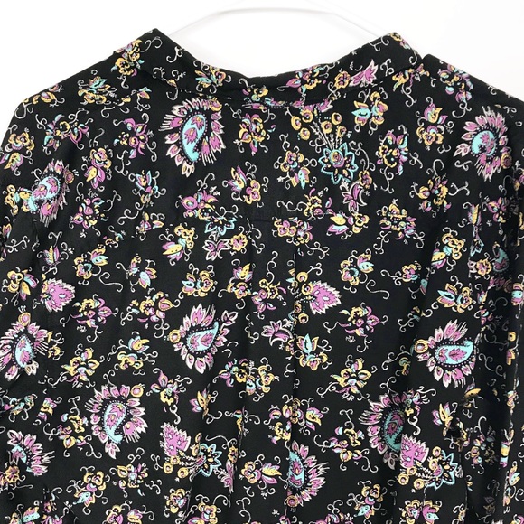 Vintage Generra Black Oversized Popover Tunic Top - Picture 7 of 7